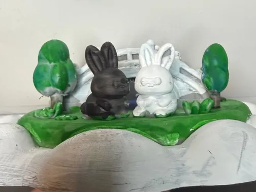 bunny and bridge base
