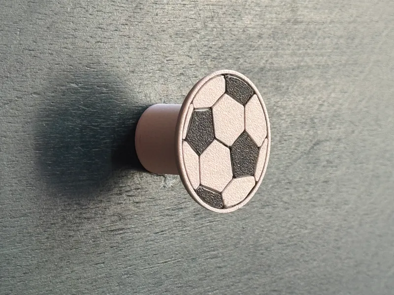 Soccer Theme Drawer Knob