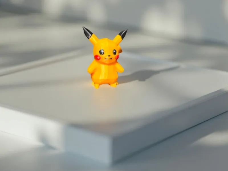 Pikachu Low Poly