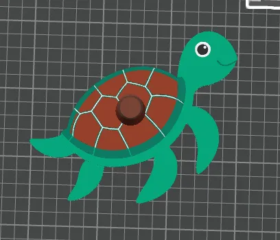 Turtle Rhinestone Pen Sea Turtle Pen Stand for Rhinestone Pens - Free 3D Print Model - MakerWorld