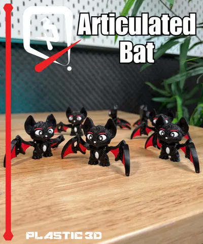 Articulated Bat-Winging It in Style - Free 3D Print Model - MakerWorld