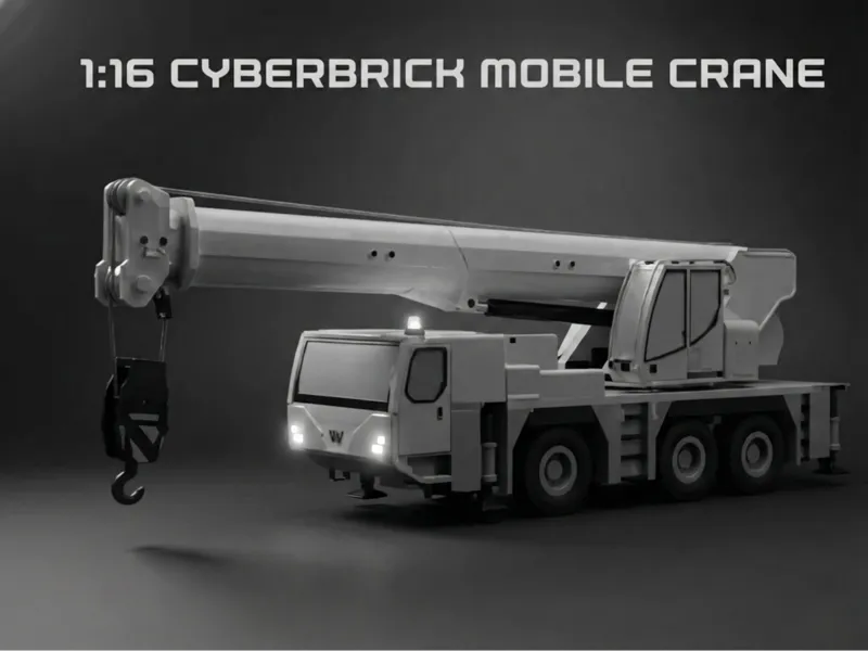 1:16 Cyberbrick Mobile Crane uncolored