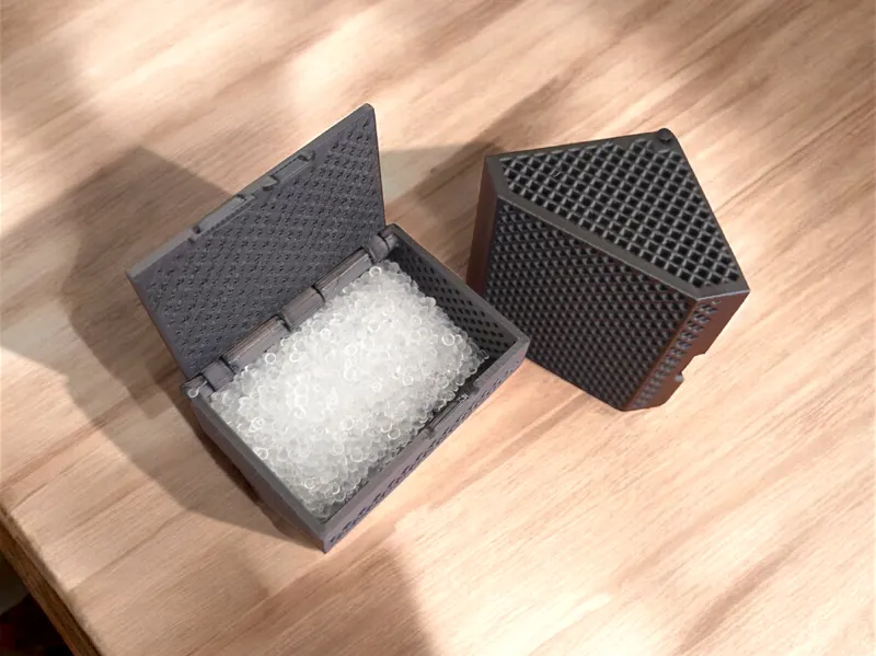 Container compacto para sílica