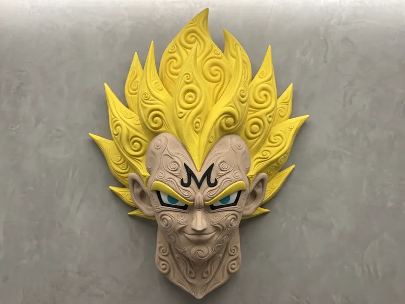 Majin Vegeta Wall Art - Dragon Ball Collection
