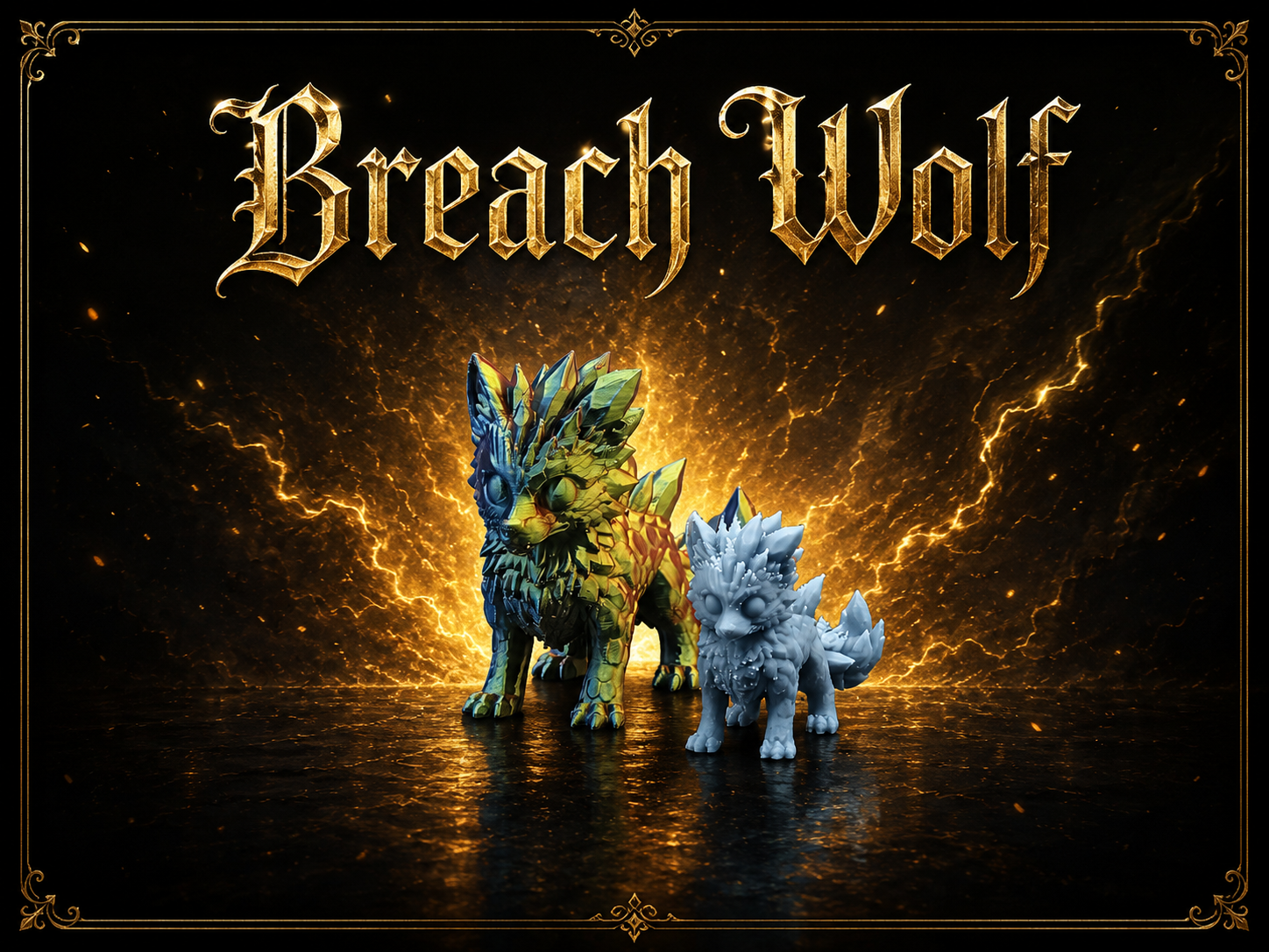 Breach Crystal Wolf - Fantasy Miniature RPG DnD