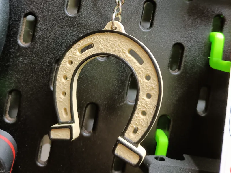 Horseshoe Keychain - Portachiavi ferro di cavallo