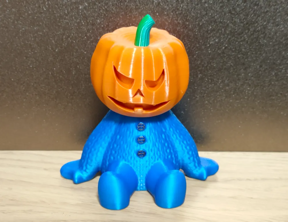 Pumpkin kid v2 - Free 3D Print Model - MakerWorld