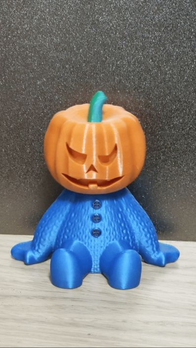 Pumpkin kid v2 - Free 3D Print Model - MakerWorld