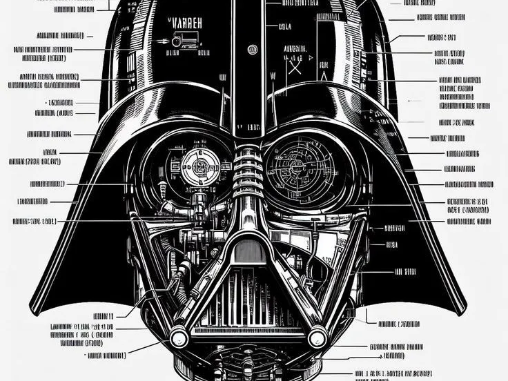 Darth Vader Hueforge Blueprint