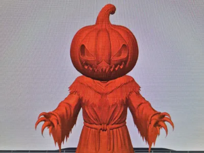 Halloween Pumpkin Scarecrow Horror 