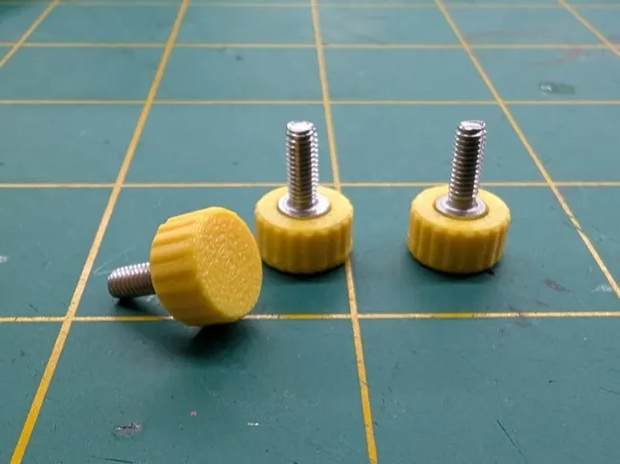 M3 Hex Bolt Knurled Caps