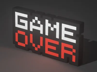Lightbox Game Over