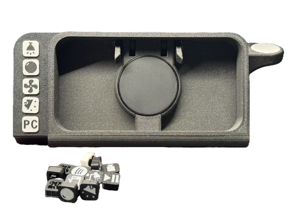 Soporte: Piggibank Upgrade: Smarthome Buttons Control Panel. Referencia del modelo original.