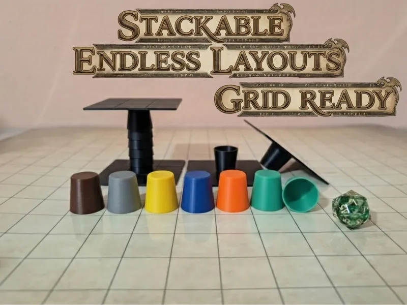 Minimalist Modular Terrain for D&D