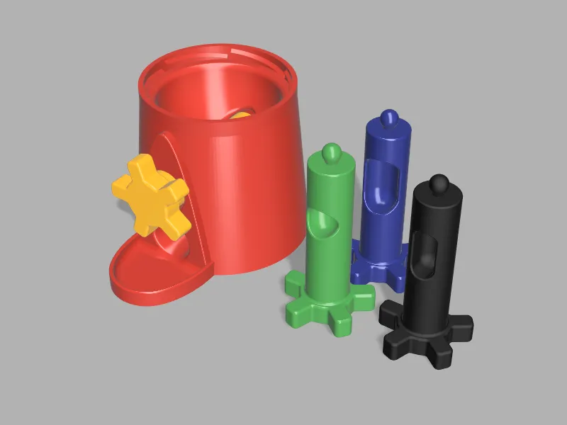 Configurable Candy Dispenser for Bonne Maman Jar view 3