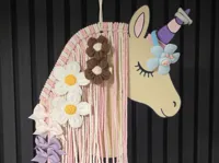 Unicorn Hair clip holder