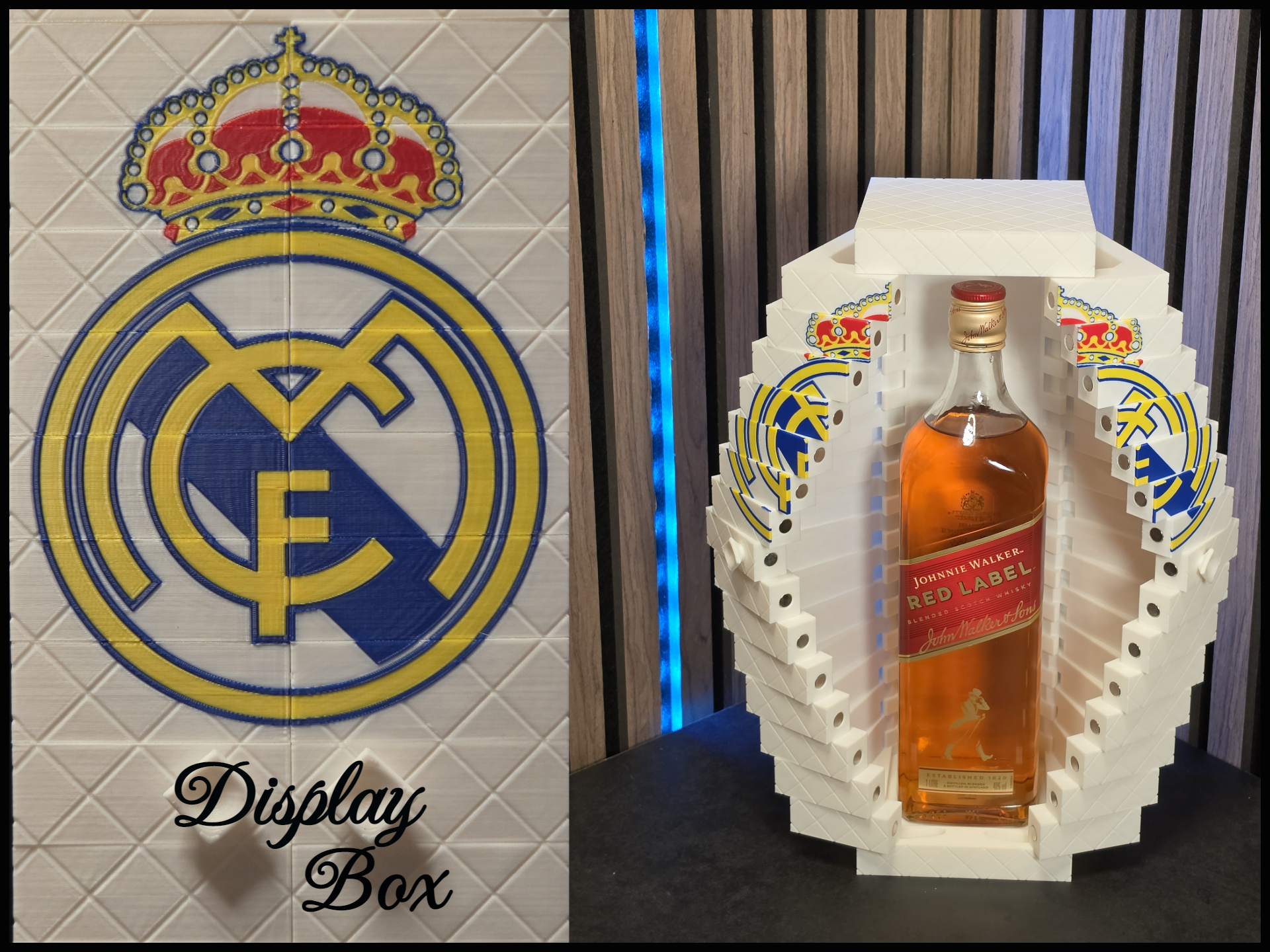 Real Madrid Folding Door Display Box - 3D printed Decor, in stock in India