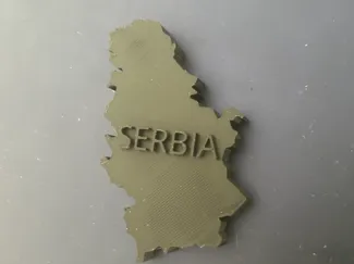 Serbia magnet
