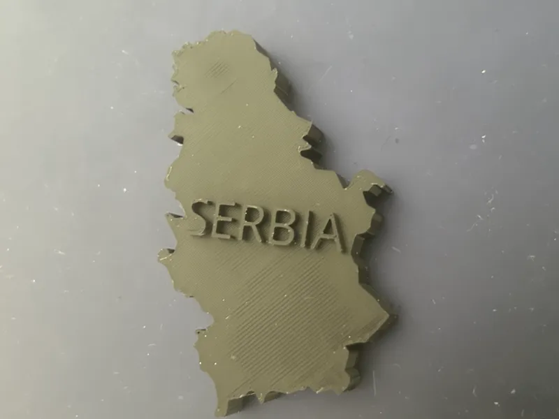 Serbia magnet