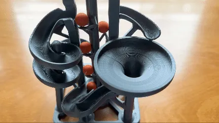 Print-in-Place Marble Run view 2
