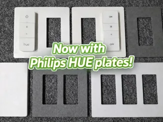 Hidden Screw Decorator Switch Covers 1-4 HUE Plate