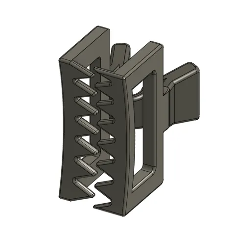 Modular hair claw clip view 2