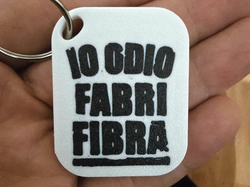 Io odio Fabri Fibra keychain