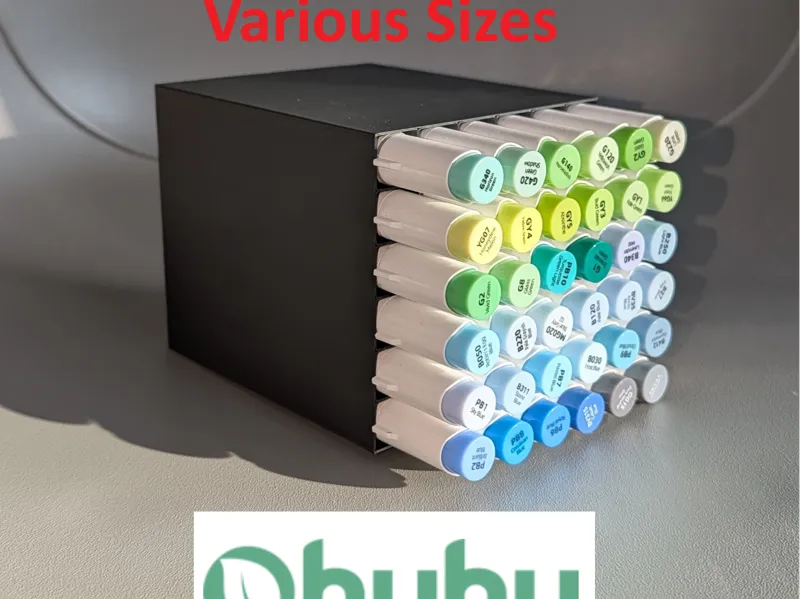 Ohuhu 24/36/48/60/72/96... marker case box holder