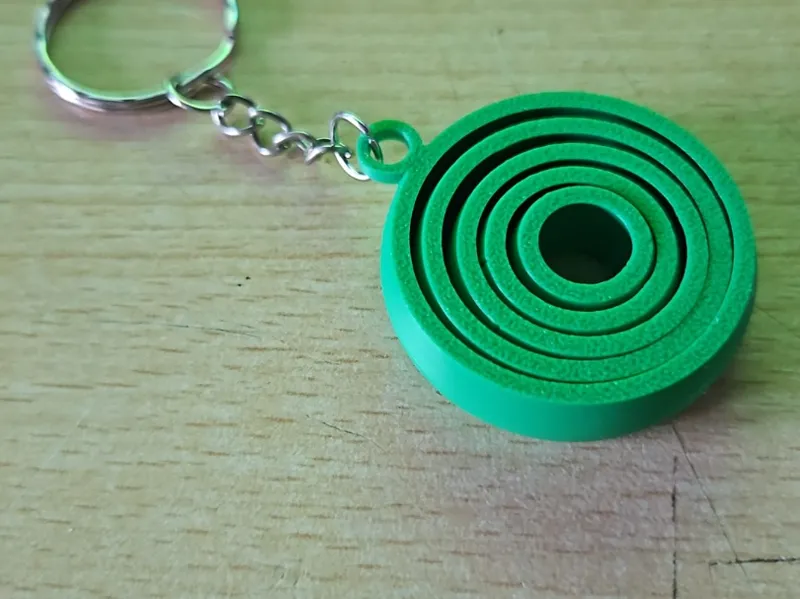 Gyro Fidget spinner keychain