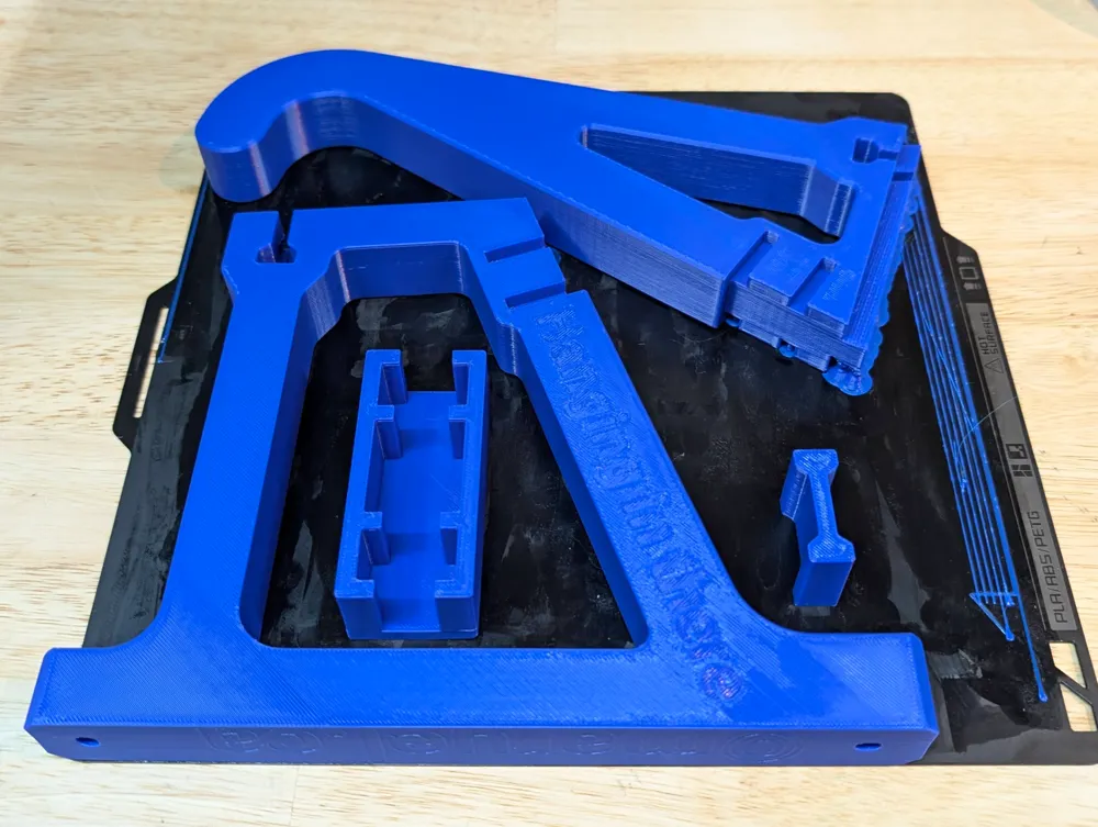 Two pieces strong (20Kg+) wall mount 40cm support - Free 3D Print Model ...