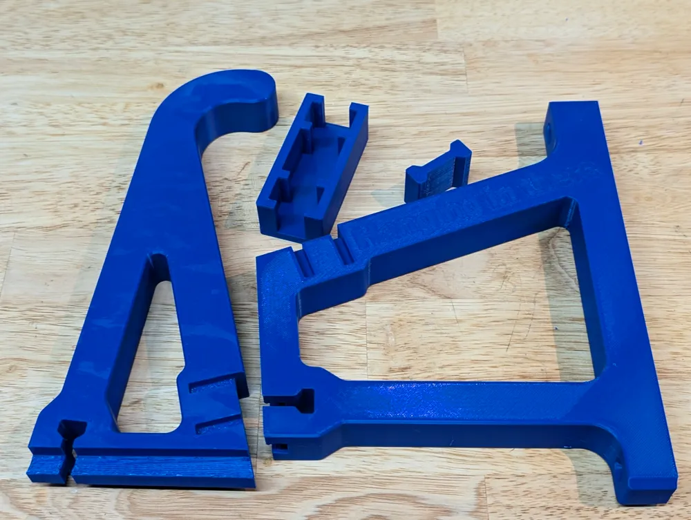 Two pieces strong (20Kg+) wall mount 40cm support - Free 3D Print Model ...