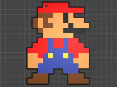 Super Mario Keychain | Llavero de Super Mario