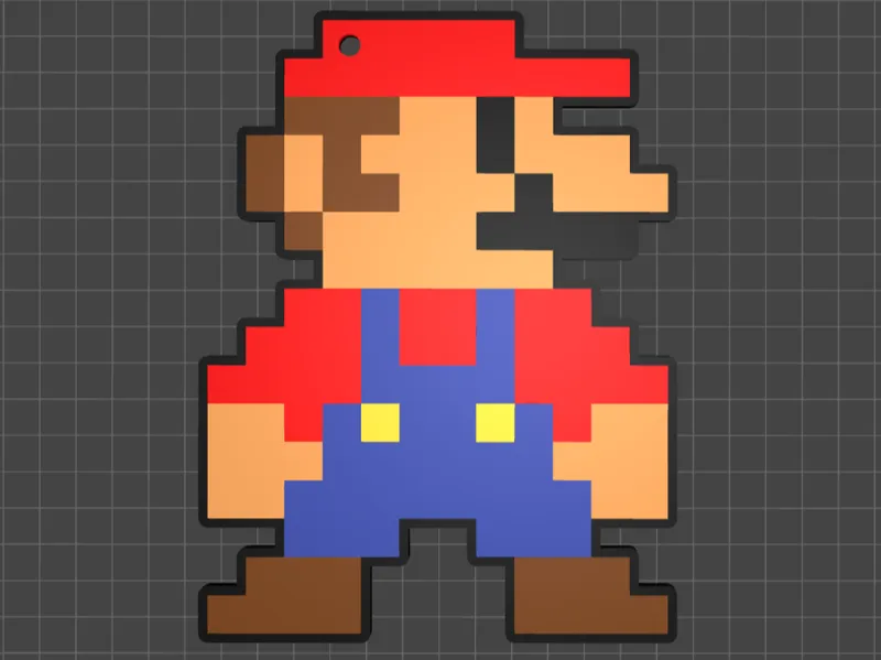 Super Mario Keychain | Llavero de Super Mario