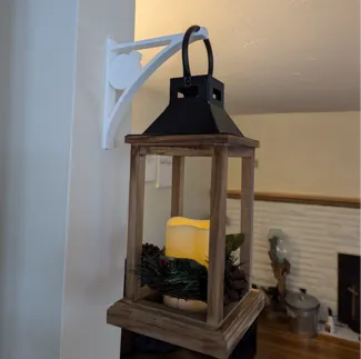Christmas Lantern Wall Bracket
