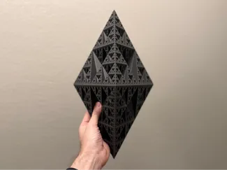 Sierpiński Triangular Bipyramid Fractal | Level 6