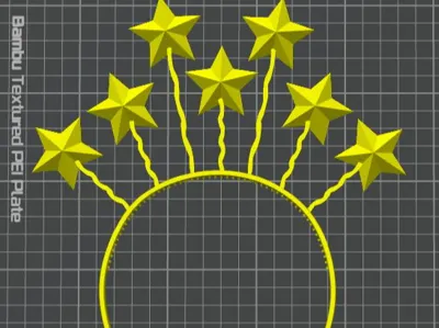 Headband with stars for kids, Carnival