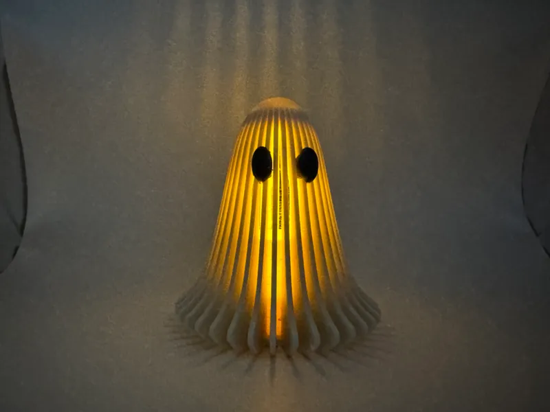 Modern designed ghost | electric candle inside