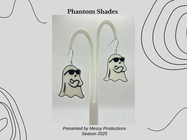 Cool Ghost Earrings