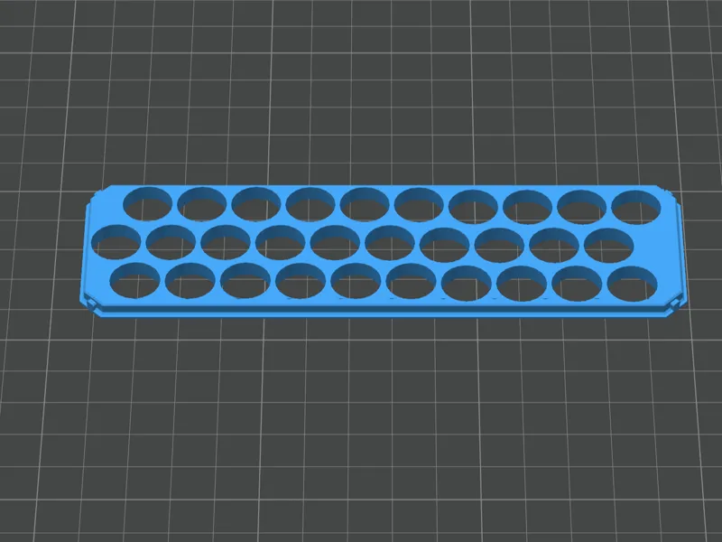 3x1 - 30 x 1 ml vial holder - Multibin top
