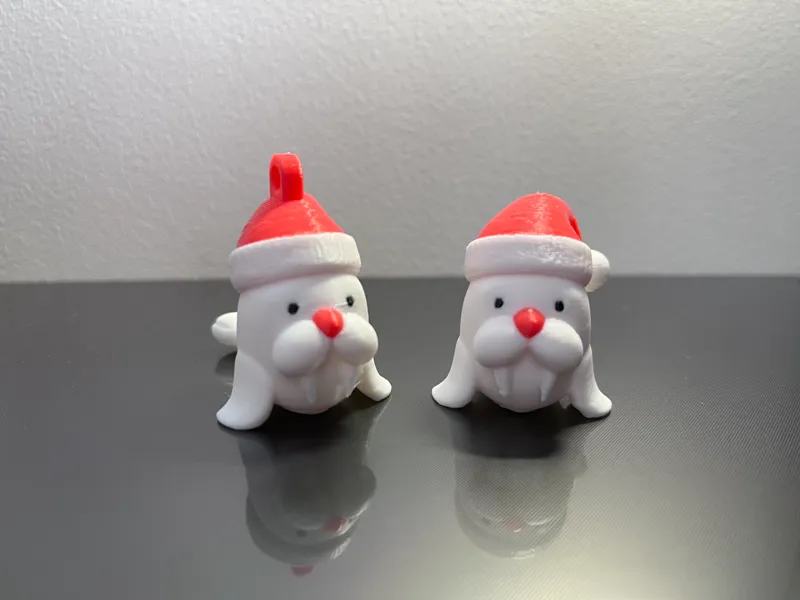 Christmas mini cute walrus