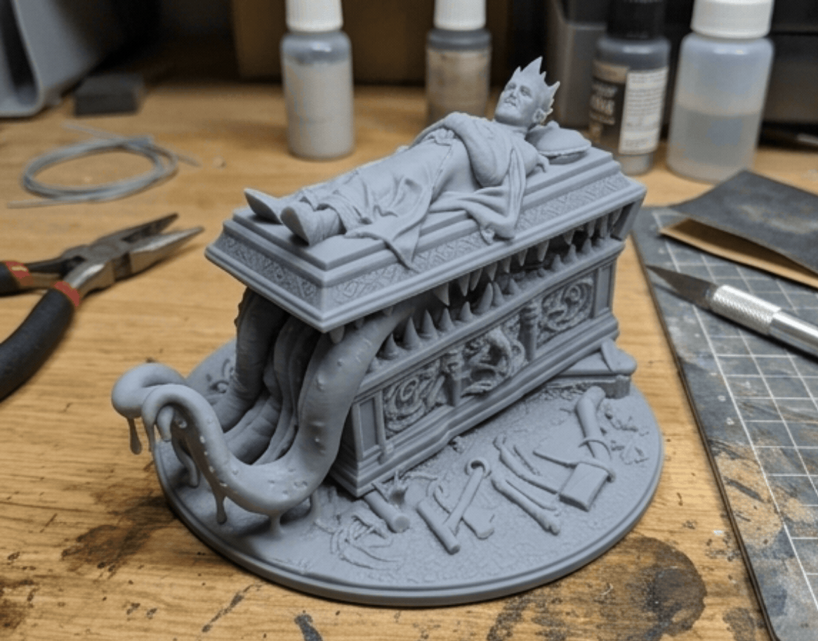 Royal Grave-Mimic - Crypt Horror | RPG Miniature
