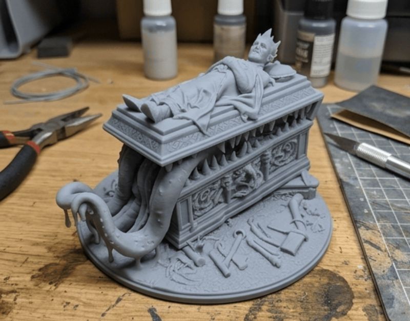 Royal Grave-Mimic - Crypt Horror | RPG Miniature