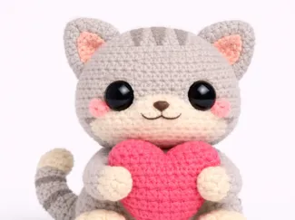 cute amigurumi cat