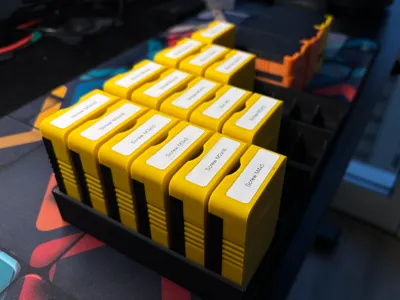 Small parts organizer (Box + Holder)