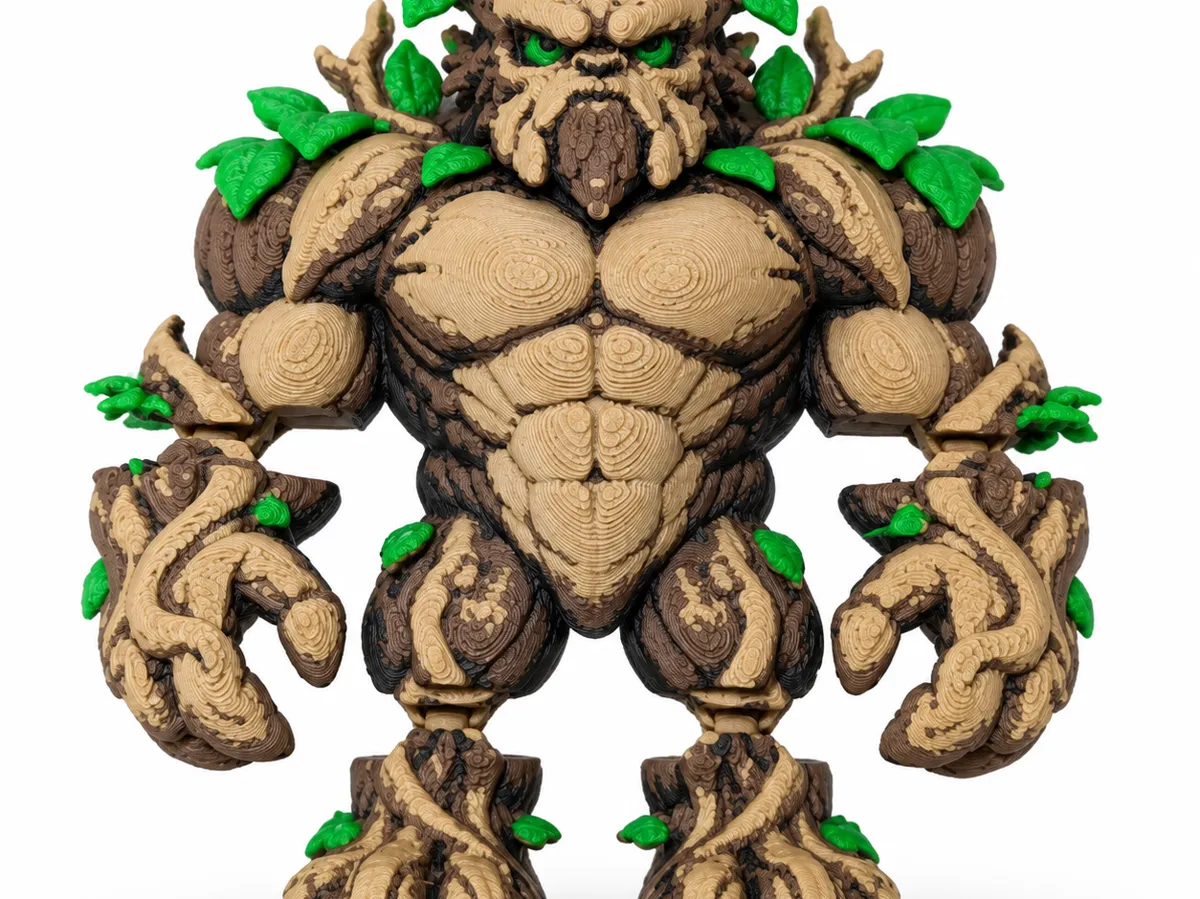 Tre Monster Tree monster articulated flexi - Free 3D Print Model - MakerWorld