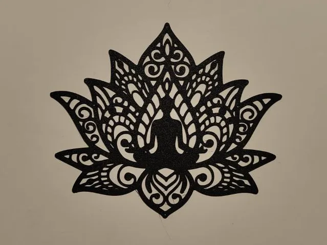 Fleur de lotus yoga (déco murale)