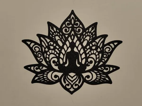 Fleur de lotus yoga (déco murale)