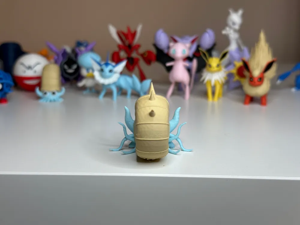 Omastar (Pokemon) 3 Colors 40mm tall by LCFigure MakerWorld: Download ...