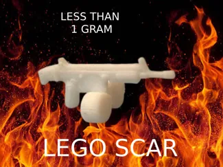 LE-GO Scar with double drum magazines (L E G O)