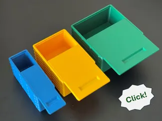 Box with Lid. Clicks when closed!